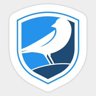 Blue Canary Logo Sticker